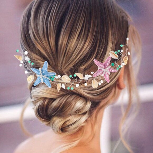 Accessories - Mermaid Seashell Headband Wedding Hair Accessory for Women Girls